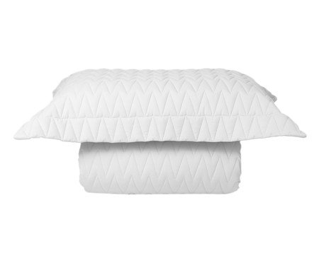 inativo_Jogo de Cobre-Leito Zig Branco 200 Fios | Westwing