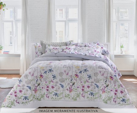 Jogo de Comforter Acetinado Papillon 300 Fios | Westwing