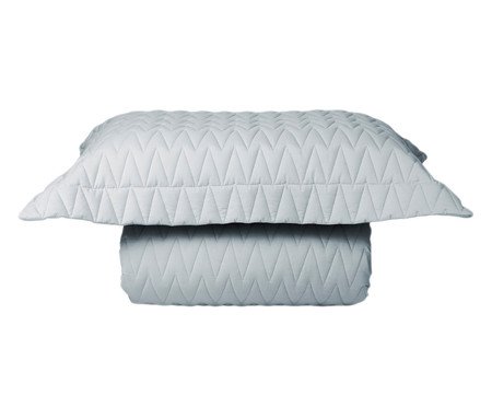 Jogo de Cobre-Leito Zig Prateado 200 Fios | Westwing