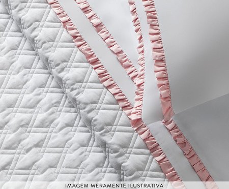 inativo_Jogo de Lençol Acetinado Lilly 300 Fios - King Size | Westwing