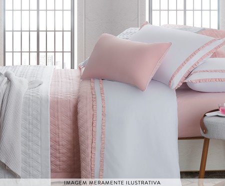 inativo_Jogo de Lençol Acetinado Lilly 300 Fios - King Size | Westwing