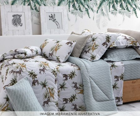 Jogo de Lençol Basic Floresta 155G/M² | Westwing