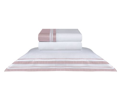 Jogo de Lençol Acetinado Palace Rosa 400 Fios, multicolor | WestwingNow