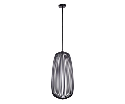 Pendente de Led 8W Yura Preto - Bivolt, Preto | WestwingNow