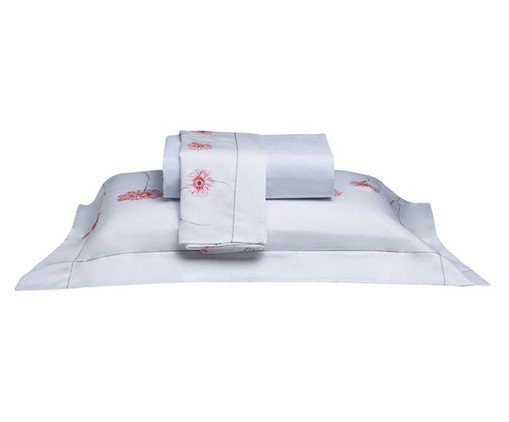 Jogo de Lençol Acetinado Gérbera 300 Fios, yellow,multicolor | WestwingNow