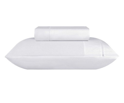 Jogo de Lençol Ponto Palito Sonhare Prata e Branco Ii, multicolor | WestwingNow