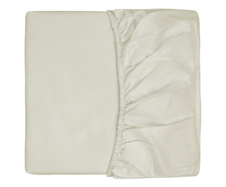 Lençol Inferior Acetinado Versailles Pérola 300 Fios | Westwing