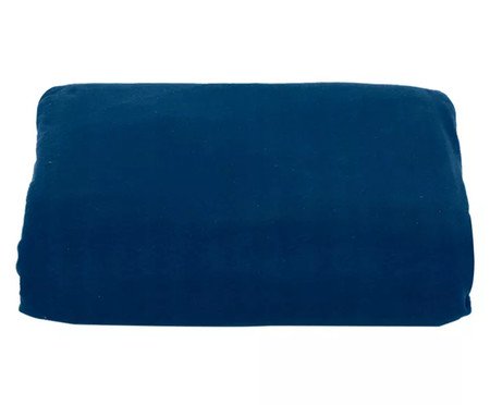 Lençol com Elástico Basic Azul Marinho | Westwing