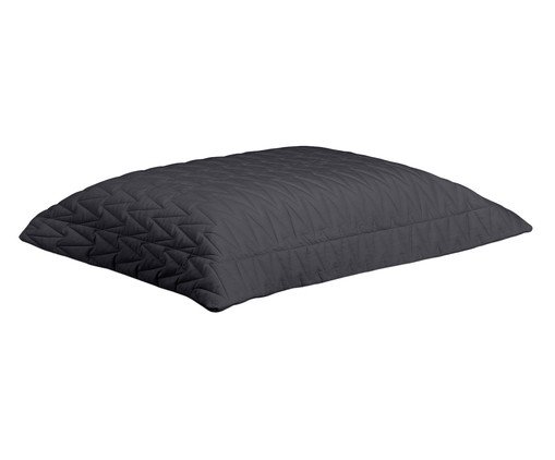 Porta-Travesseiro Percal Grafite 200 Fios, multicolor | WestwingNow