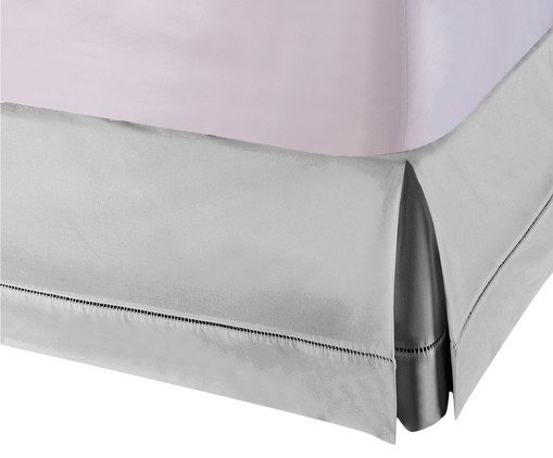 Saia para Cama Box Ponto Palito Prateada 200 Fios, multicolor | WestwingNow