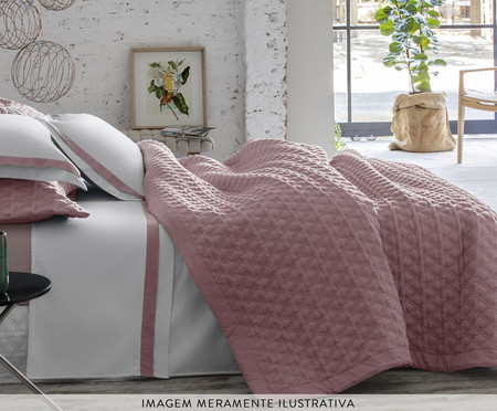 Porta-Travesseiro Matelasse St.Germain Rosê Blush | WestwingNow