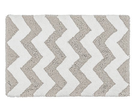 Tapete para Banheiro Amsterdam Branco e Fendi | Westwing