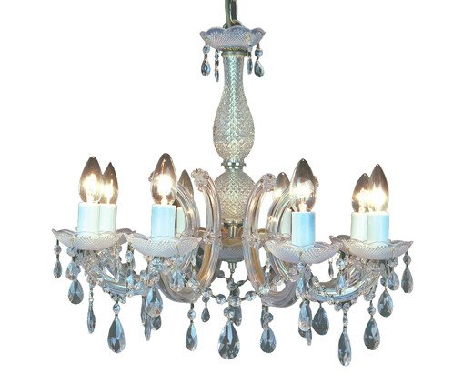 Lustre em Acrílico Sofia Prata - Bivolt, Prata | WestwingNow