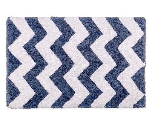 Tapete para Banheiro Amsterdam Branco e Indigo, multicolor | WestwingNow