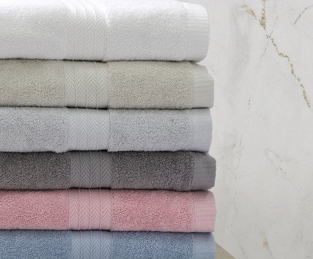 Toalha Banhão Naturalle Fashion Prateada | Westwing