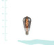 Lâmpada de Led Filamento 5W Rick Preta - Bivolt, Preto | WestwingNow