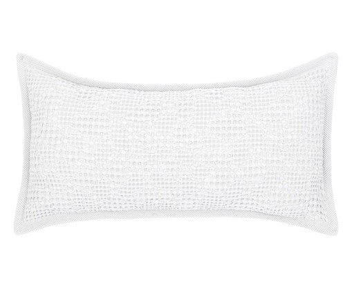 Porta-Travesseiro Jacquard Favo Branco, multicolor | WestwingNow