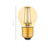 Lâmpada de Led Filamento Bulbo 2,5W Yuri Luz Amarela - Bivolt, Amarela | WestwingNow