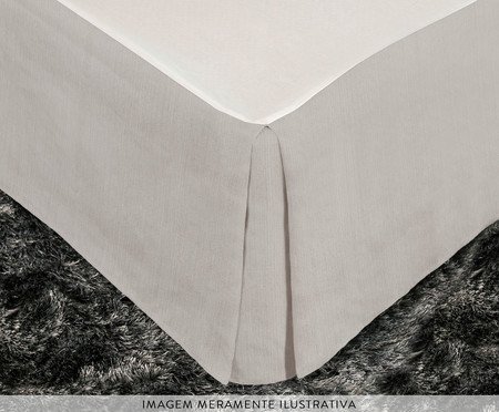 inativo_Saia para Cama Box Granite Caqui | Westwing