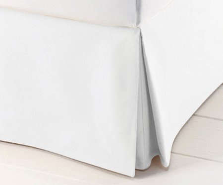 inativo_Saia para Cama Box Granite Branca | Westwing