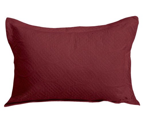 Porta-Travesseiro Matelassê Ultrassonic Inlandia Malbec, multicolor | WestwingNow