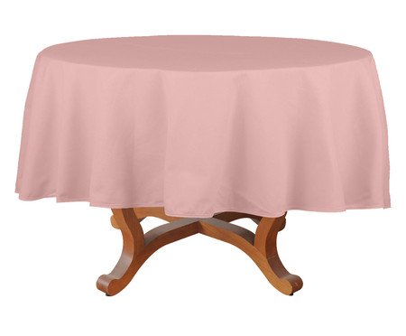 Toalha de Mesa Redonda Panamá Rosê | Westwing