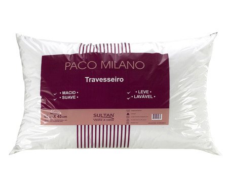 Travesseiro Nowwover Paco Branco 400 G/M² | Westwing
