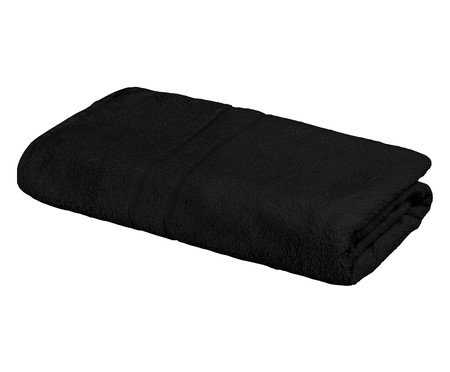 Toalha Soft Preta 370G/M² | Westwing