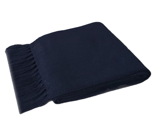 Manta Blanzy Affectif Azul Marinho, Azul | WestwingNow