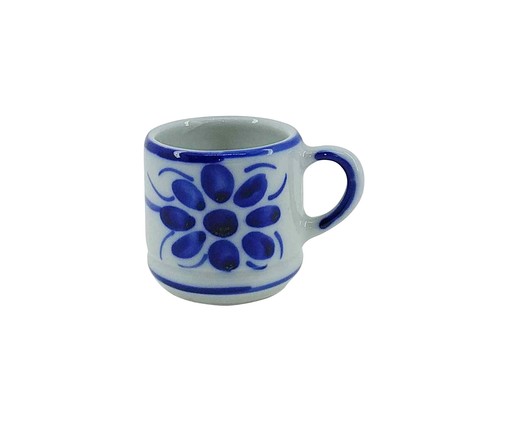 Xícara de Café Floral - 01 Pessoa, Azul | WestwingNow