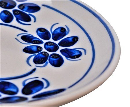 Prato Fundo Floral - Azul | Westwing