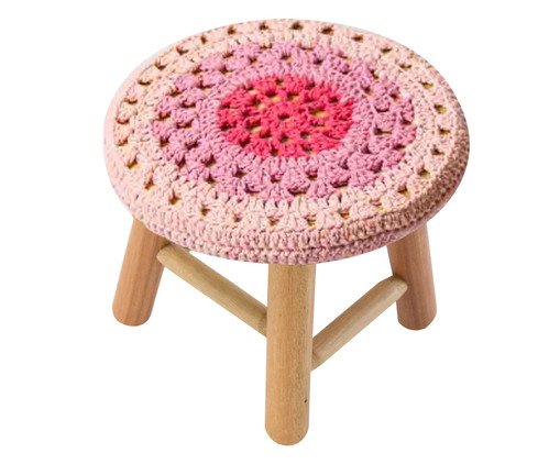 Banquinho Joana Rosa, Rosa | WestwingNow