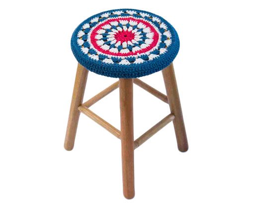 Banquinho Julia Azul, Azul | WestwingNow