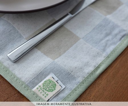 Jogo Americano Cinza e Bege (2 Unidades) | Westwing