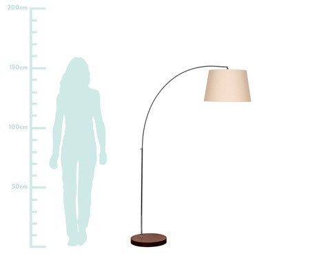 Luminária de Piso Maira Marrom - Bivolt | Westwing