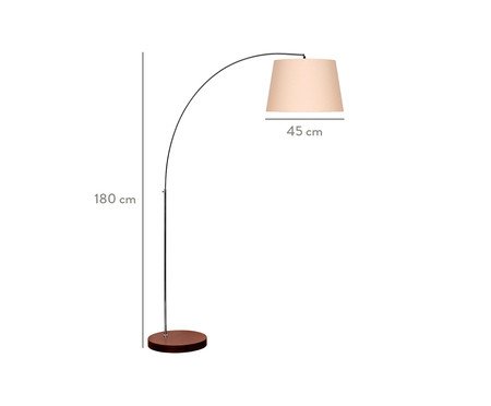 Luminária de Piso Maira Marrom - Bivolt | Westwing