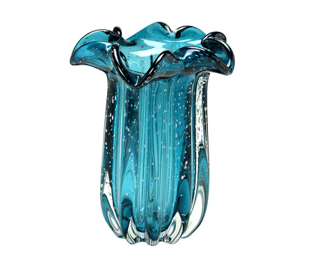 Vaso de Vidro Raquel - Azul | WestwingNow