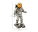 Escultura Astronauta em Resina Amado Abel, Prata e Dourado | WestwingNow