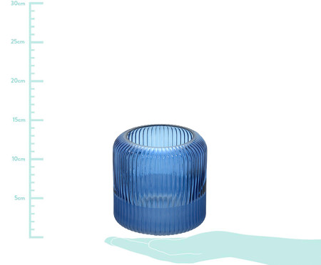 Vaso de Vidro Ionne - Azul | WestwingNow