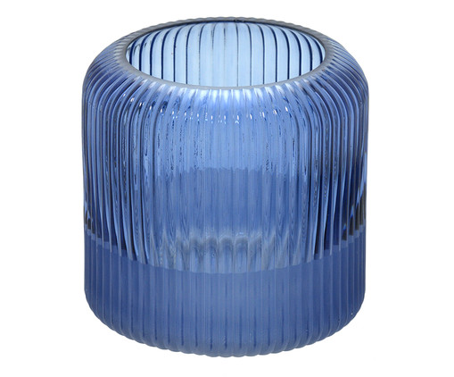Vaso de Vidro Ionne - Azul, Azul | WestwingNow