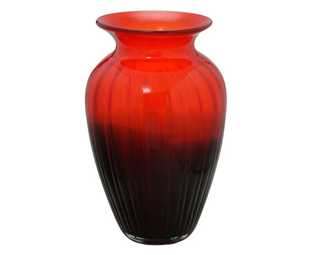Vaso de Vidro Milene - Vermelho