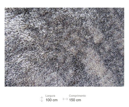 Tapete Shaggy Lauzanne - Cinza | Westwing