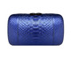 Mini Clutch Louise Snake Blue, blue | WestwingNow