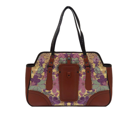 Bolsa Nina Tecido Floral