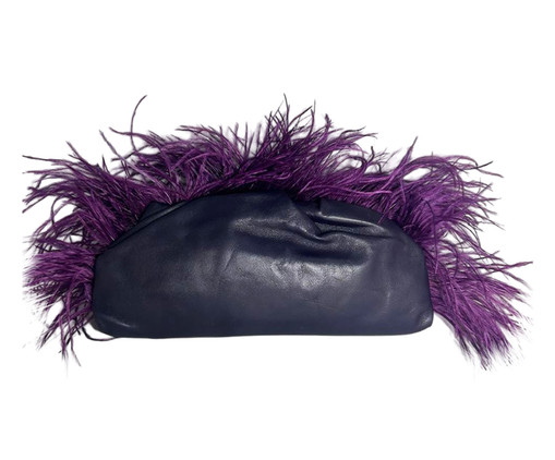 Clutch Andy Feather Roxa, purple | WestwingNow