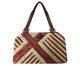Bolsa Jane Ráfia Verde e Burgundy, green | WestwingNow