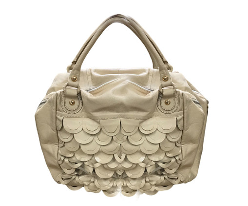 Bolsa Claudia Couro Creme, beige | WestwingNow