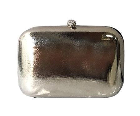 Mini Clutch Metalic Silver