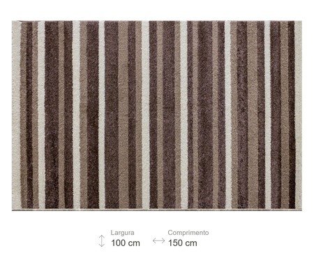 Tapete Broadway Dark Brown Beige | Westwing