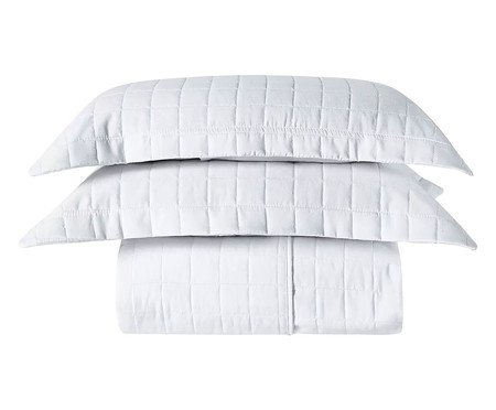 Jogo de Cobre-Leito Color Up Branco 200 Fios | Westwing